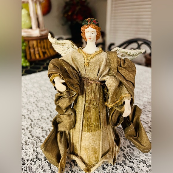 Handmade Angel Christmas Ornament About 9” Tall  Gorgeous - Picture 2 of 6